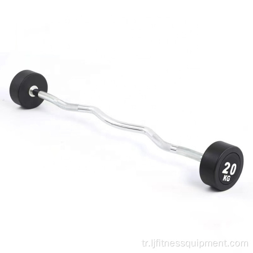 Kauçuk Düz ve Kıvırcık Halek Spor Salonu Fitness Aksesuarları